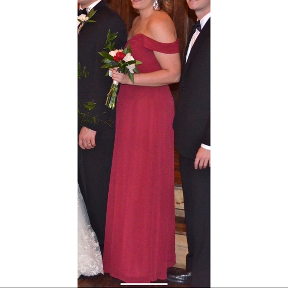 Burgundy Gown! - Picture 3 of 3